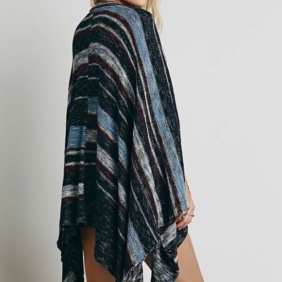Free People Big Trail Poncho Cardigan - Picture 1 of 4